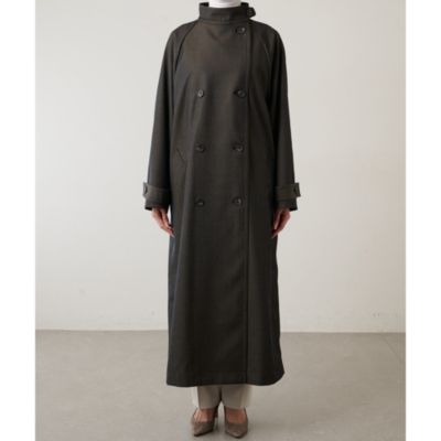 売り切りセール！ウィムガゼット　トレンチコート　シャンプレートレンチコート 通販でクリスマス Whim Gazette(ウィム PAUSE】2WAYトレンチ
