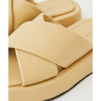 【美品／完売商品】Whim Gazette(ウィム ガゼット) クロスサンダル Whim Gazette(ウィム ガゼット)の【2.718】クロスサンダル通販
