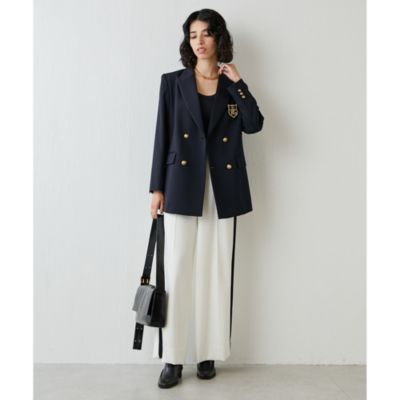 whim Gazetteウィムガゼット ワッペン紺ブレザー whim Gazetteウィムガゼット ワッペン紺ブレザー - メルカリ