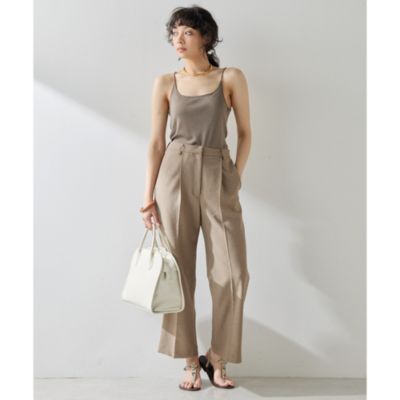 【美品】Whim Gazette【GEMINI】シルクリブキャミソール Whim Gazette(ウィム ガゼット)の【GEMINI】シルクリブ