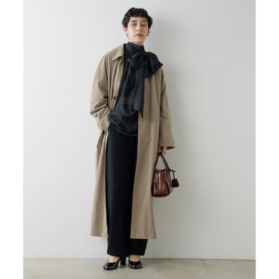 Whim Gazette(ウィム ガゼット)のステンカラ－ロングコート通販