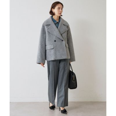 スペシャルオファ 2024AW whimGazette シャギージャケットコート完売品 ジャケット・アウター