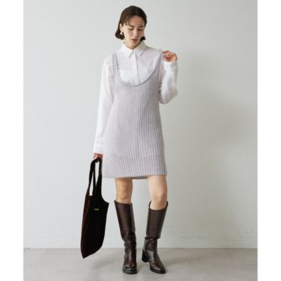 【Whim Gazette】新品 THE PAUSE スパンコールミニワンピース Whim Gazette(ウィム ガゼット)の【THE PAUSE】スパンコールミニ