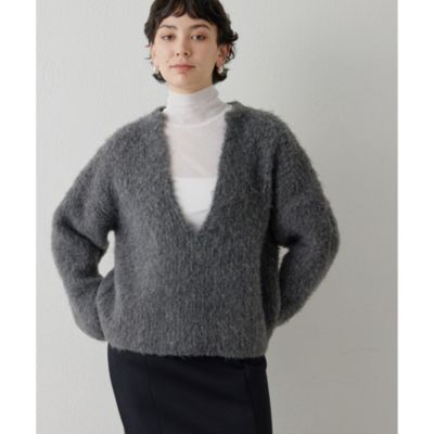 Whim Gazette(ウィム ガゼット)のシアーフライスタートルネックプル