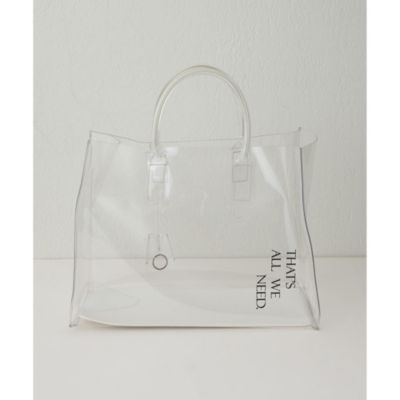 Hoaw.　PVC トート　ブラック Whim Gazette(ウィム ガゼット)の【Hoaw.】PVC トートバッグ通販
