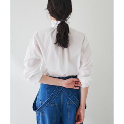 Whim Gazette ウィムガゼット ネックギャザーシャツ Whim Gazette(ウィム ガゼット)のネックギャザーシャツ通販 | 集英社