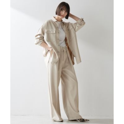 Whim Gazette 【美品】タックパンツ Whim Gazette(ウィム ガゼット)のデニムタックパンツ通販
