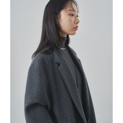 Whim Gazette(ウィム ガゼット)のウールパイルロングチェスターコート