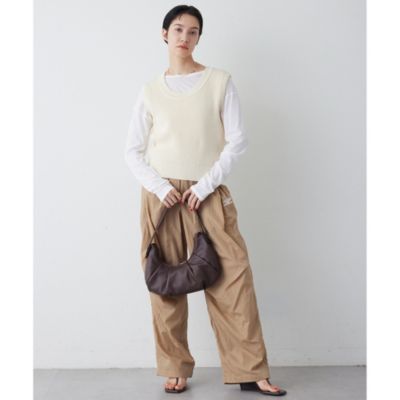 Whim Gazette(ウィム ガゼット)の【THE PAUSE】両畦ノースリーブニット