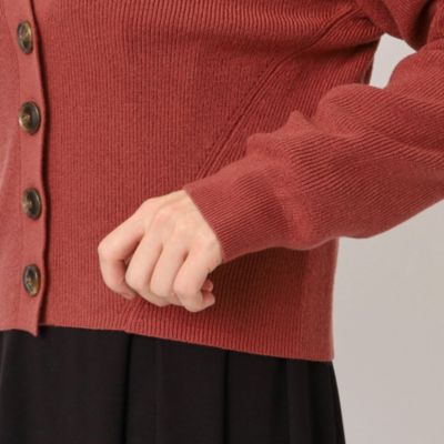 LAURA ASHLEY(ローラアシュレイ)の【洗える】リブニットショート丈