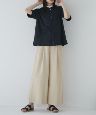 human woman(ヒューマン ウーマン)の◇ウエストドロストワイドパンツ