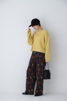 human woman(ヒューマン ウーマン)の◇ミドルゲージ地柄ニット通販