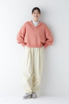 human woman / ヒューマンウーマン ◆ギマコットンセーラーカラープルオーバー human woman(ヒューマン ウーマン)の◇ギマコットンセーラー