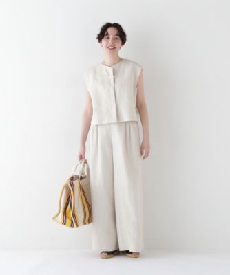 ヒューマンウーマン（human woman）/◆リネンボックスブラウス human woman(ヒューマン ウーマン)の◇リネンボックスブラウス通販