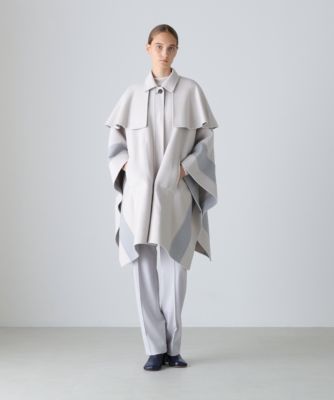 ADORE カシミヤ混 ダブルフェイス 2TONE リバージャケット S トープ ADORE カシミヤ混 ダブルフェイス 2TONE リバージャケット S