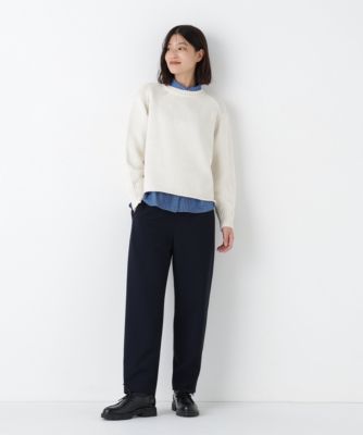 ヒューマンウーマン（human woman）/◆コットンミックスローゲージニットプルオーバー human woman(ヒューマン ウーマン)の◇コットンミックスローゲージ