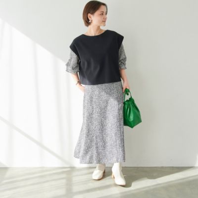UNITED ARROWS green label relaxing 【WEB限定】［ XS /H148-155cm］フラワー プリント ワンピース  花柄