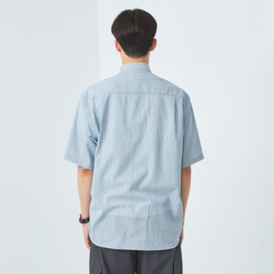 UNITED ARROWS green label relaxing：MEN'S(ユナイテッドアローズ グリーンレーベル リラクシング)の TWウォッシャブルトロ ストライプ ジャストルーズ シャツ2 -ウォッシャブル・ストレッチ・防シワ-通販 | 集英社HAPPY PLUS STORE