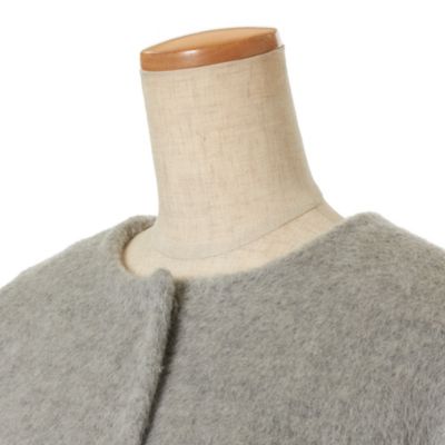 saqui(サキ)の【LEE別注】アルパカウールノーカラーコート