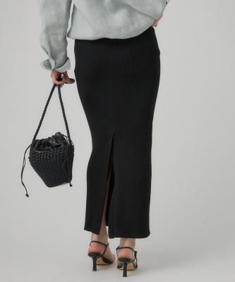 Chaos(カオス)の16Gインプレリブニットタイトロングスカート通販