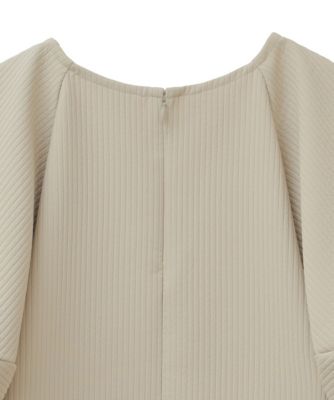 買付注文 【CLANE】STRIPE QUILT TOPS PUFF Tシャツ/カットソー(半袖/袖なし)