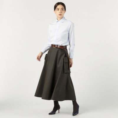 MADISONBLUE(マディソンブルー)のCARGO CIRCULAR LONG SK FLANNEL‐SKIRT通販 | LEEマルシェ