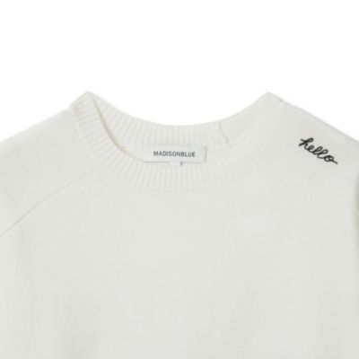 MADISONBLUE(マディソンブルー)のHELLO CREW L／S PO通販 eclat