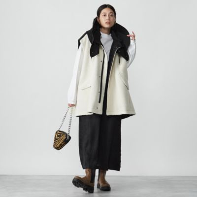 ベスト ジレ VACHEMENT × Firsthand/ヴァシュモン 別注 リサイクルシェルタフタ × ボアベスト / VH-20-805 レディー VACHEMENT ベスト ジレ × Firsthand/ヴァシュモン 別注