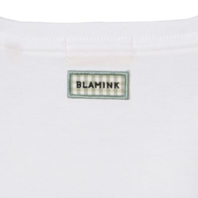 BLAMINK(ブラミンク)のコットンロゴパッチショートスリーブ通販
