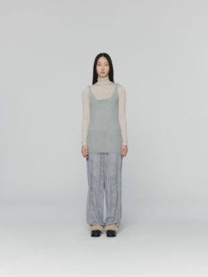AMOMENTO / アモーメント SHAGGY KNIT DRESS(白) s6_429782.jpg?$itemSlide$