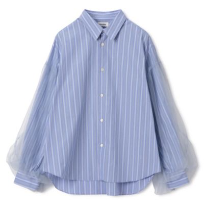 CHIKA KISADA(チカ キサダ)のチュールスリーブシャツ通販