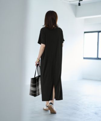 デイリーに○ ふんわり 半袖 ワンピース daily daily super stretch pleats one piece / デイリー