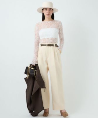 Chaos グラスレースプルオーバー　ホワイト Chaos(カオス)のグラスレースプルオーバー通販 | mirabella