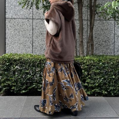 Curensology(カレンソロジー)のファーフーディーブルゾン通販