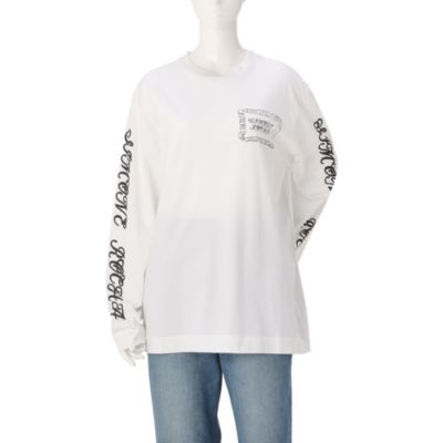 SIMONE ROCHA(シモーネ ロシャ)のPILLOWCASE LOGO PRINT LONG SLEEVE T