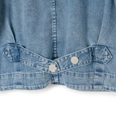 pas de calais(パドカレ)の26SS ナチュラル／ムラ糸デニムジャケット