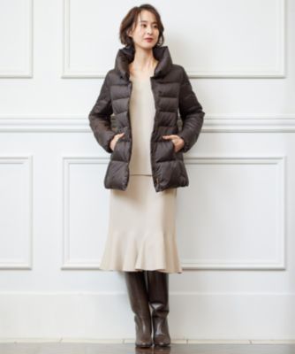 美品⭐️自由区 ジユウク ダウンコート ラビットファー ブラウン 40 L 楽天市場】ラビットファー ダウンの通販