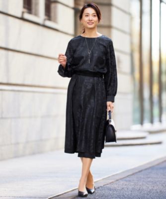 自由区（JIYU−KU）/【セットアップ対応・リバーシブル・洗える】オパールプリント スカート 自由区(ジユウク)の【セットアップ対応・リバーシブル・洗える