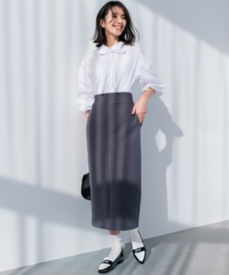 組曲(クミキョク)の【WEB限定】ストレッチダンボール タイトスカート