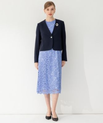 23区 【APPLAUDIR】クリアジョーゼット 3WAYコンパクトジャケット 23区 S(ニジュウサンク エス)の【APPLAUDIR】クリアジョーゼット 3WAY