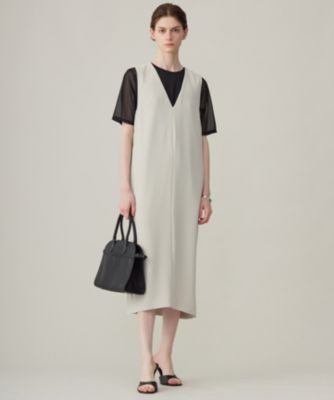 ICB L(アイシービー エル)の【洗える】ライトダブルクロス Vネック