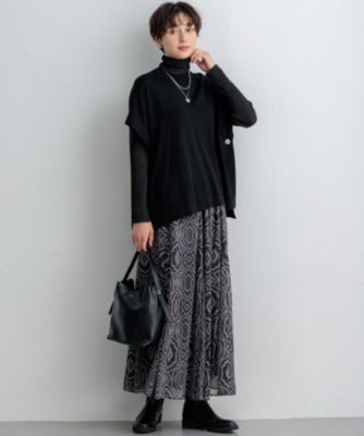 23区(ニジュウサンク)のオーナメントプリント ギャザースカート通販