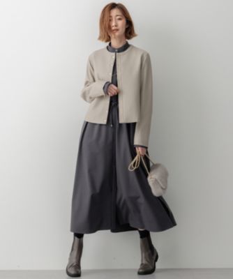 23区 ラムレザー ノーカラージャケット 23区｜ラムレザー ノーカラージャケット | Rakuten Fashion(楽天