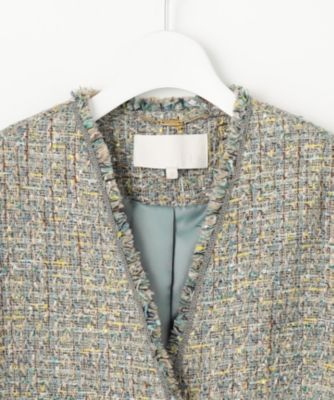 自由区 L(ジユウク エル)のラメノットファンシーツイード ジャケット