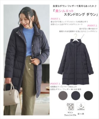 美品 anySIS エニィスィス ダウンコート ネイビー M ANY SIS