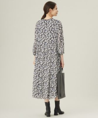 自由区 L(ジユウク エル)の【洗える】スノーフラワープリント