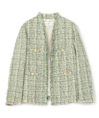 Otte ツイードジャケット ※値下げ❌即購入⭕️ BEIGE，(ベイジ)の【Oggi 4月号掲載】TEASEL / オーバーサイズ