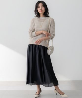 23区 L(ニジュウサンク エル)の【洗える】スパングル ボートネック