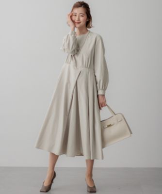 美品！2025年23区✖️veryワンピース VERYコラボ 】トリアセダブルジョーゼット ワンピース / 23区