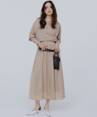 23区 S(ニジュウサンク エス)の【洗える】シャイニーシアーニット